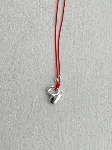 Viewmut Heart Pendant Silver Necklace